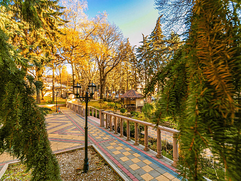 Санаторий «Радуга», Кисловодск. Территория